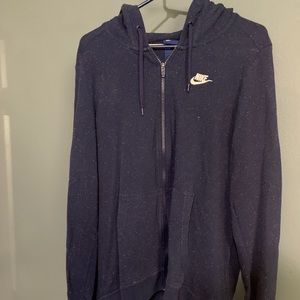 Purple long sleeves Nike zip-up